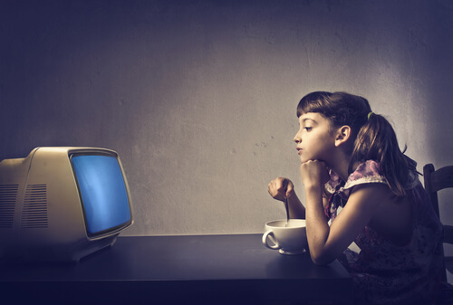 아이들의 일과의 중요성 TV 보기