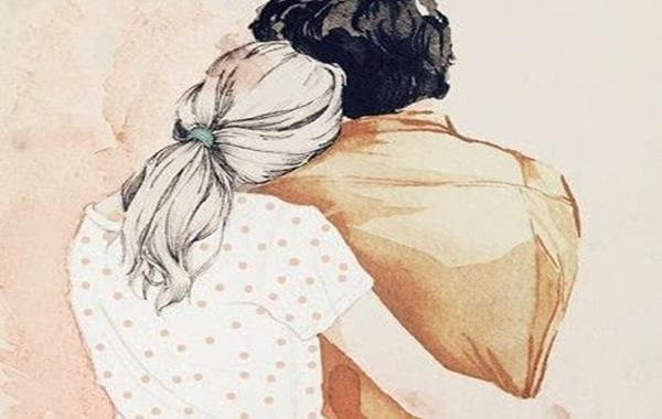 포옹하는 연인