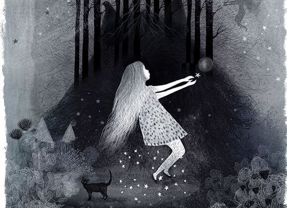 숲 속의 소녀 