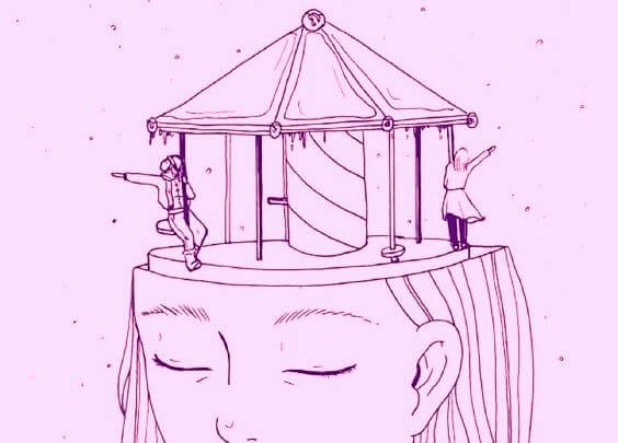 놀고 있는 머리