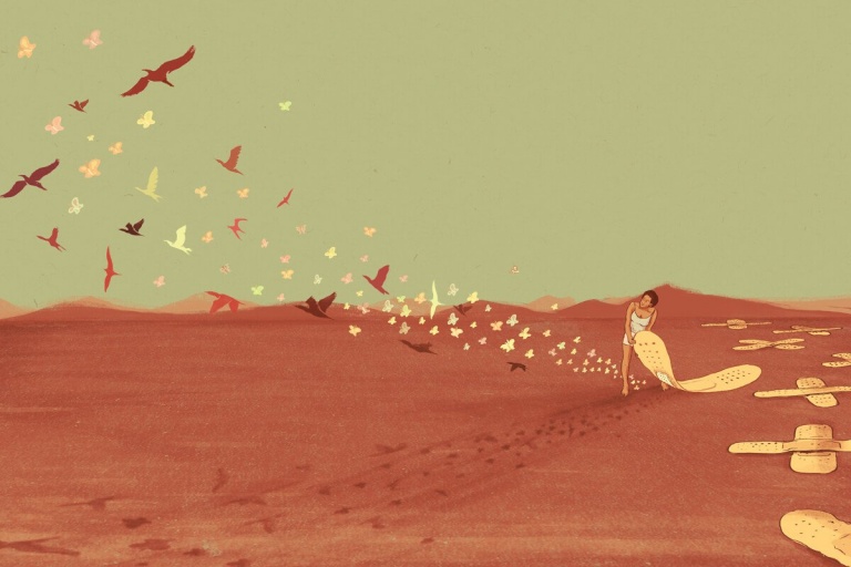 상처를 날려 보내기