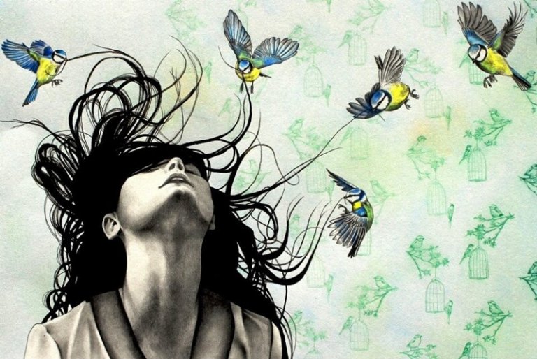 자기 기만: 나비와 여자