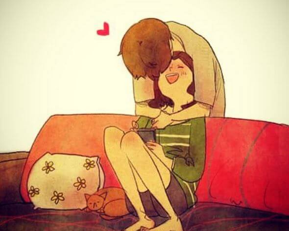 이상형과 만나고 있는 사람들