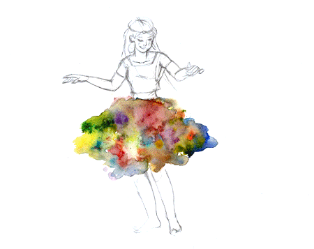 gif 춤추는 여인