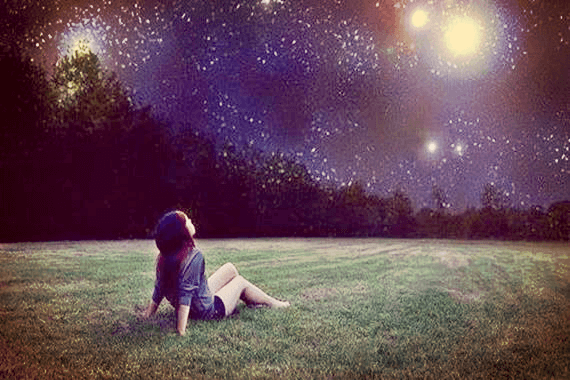 별밤 하늘을 보는 소녀: 질문하고 답을 찾는 데 각각 수년이 걸린다