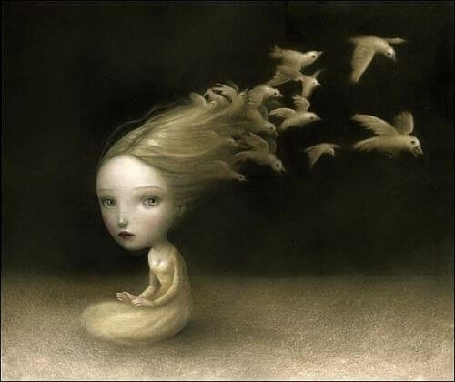 바닥에 앉은 슬픈 여자: 남에게 상처 준다고 치유가 되는 사람은 없다