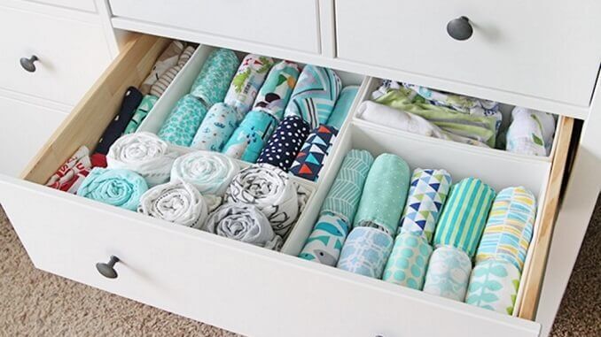 잘 정리된 서랍