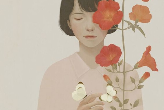 꽃: 착한 사람들은 마음으로 사고하기 때문에 변하지 않는다