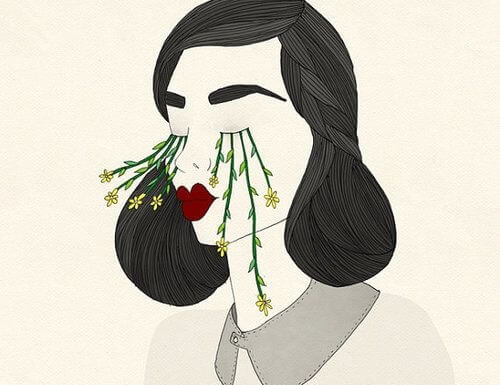 꽃 여인