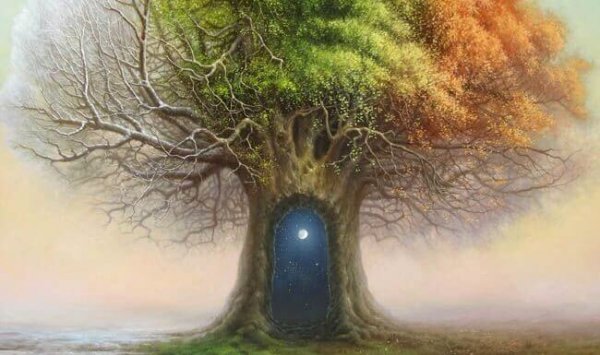 다른 세계로의 나무 문