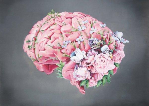 꽃이 핀 인간의 두뇌
