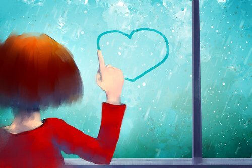하트 그리는 소녀: 스스로를 사랑하고 보호하라