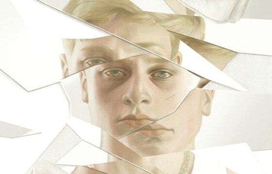 깨진 거울과 남자