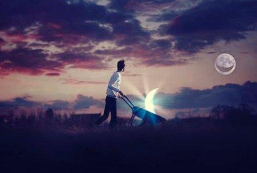 달을 옮기는 여자