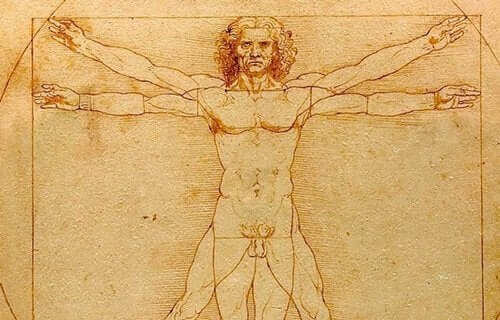 레오나르도 다 빈치: 남성 신체 스케치
