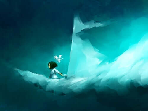 무한한 사랑 - 하늘을 나는 소녀